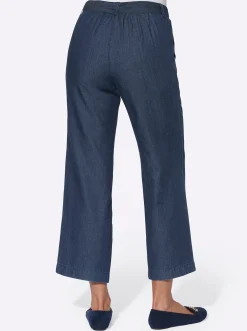 Jeans| Culotte blue-stone-washed