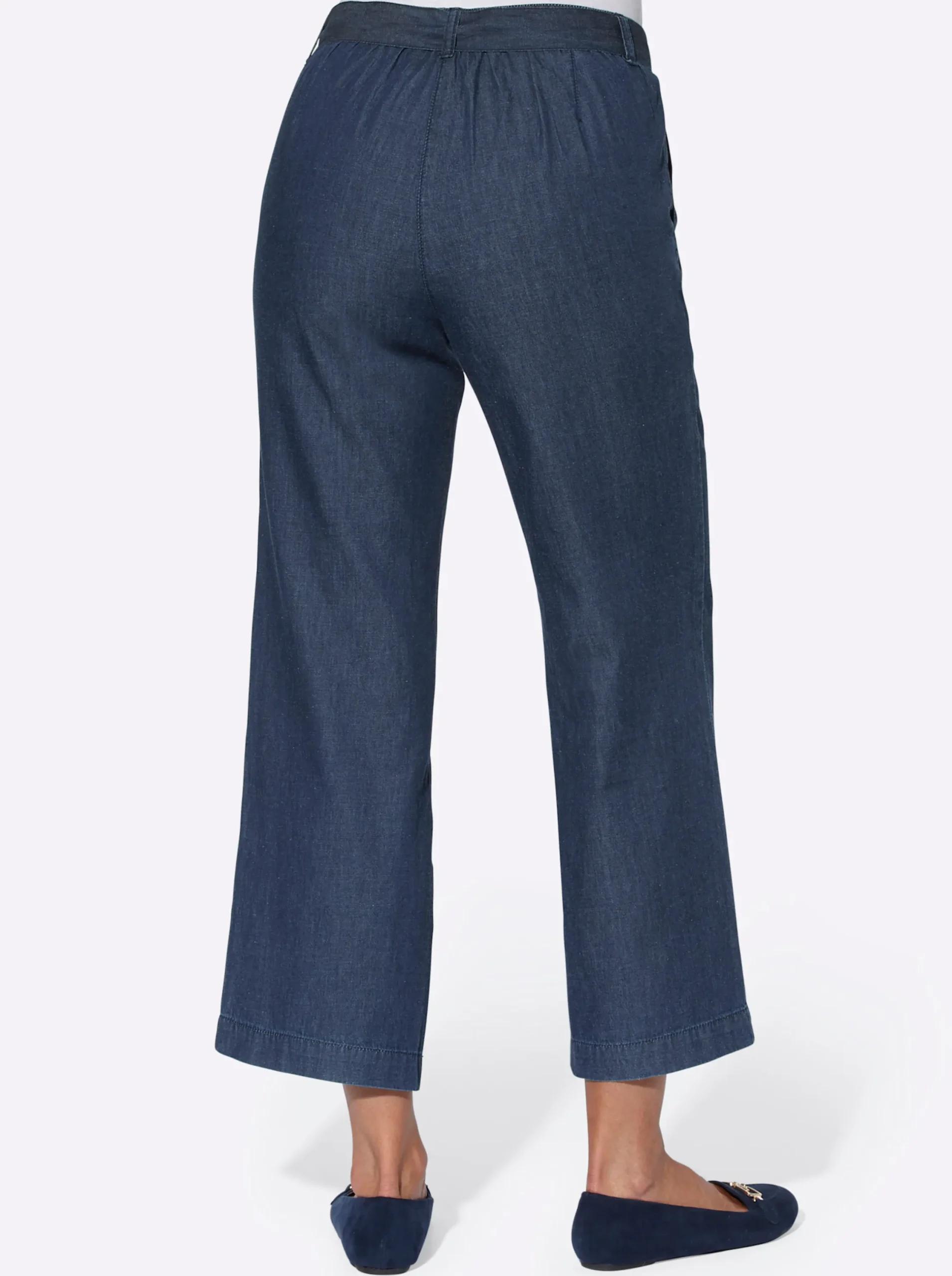 Jeans| Culotte blue-stone-washed