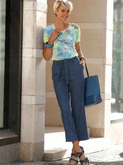 Jeans| Culotte blue-stone-washed