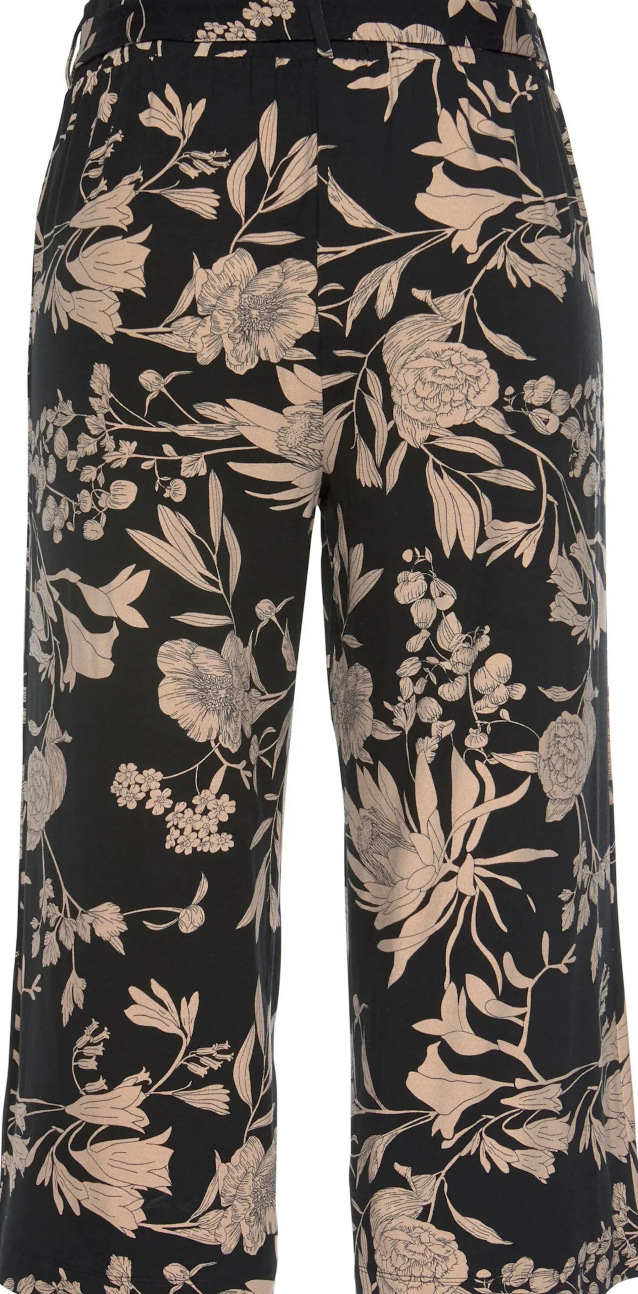 Strandmode|LASCANA Culotte schwarz-taupe-bedruckt