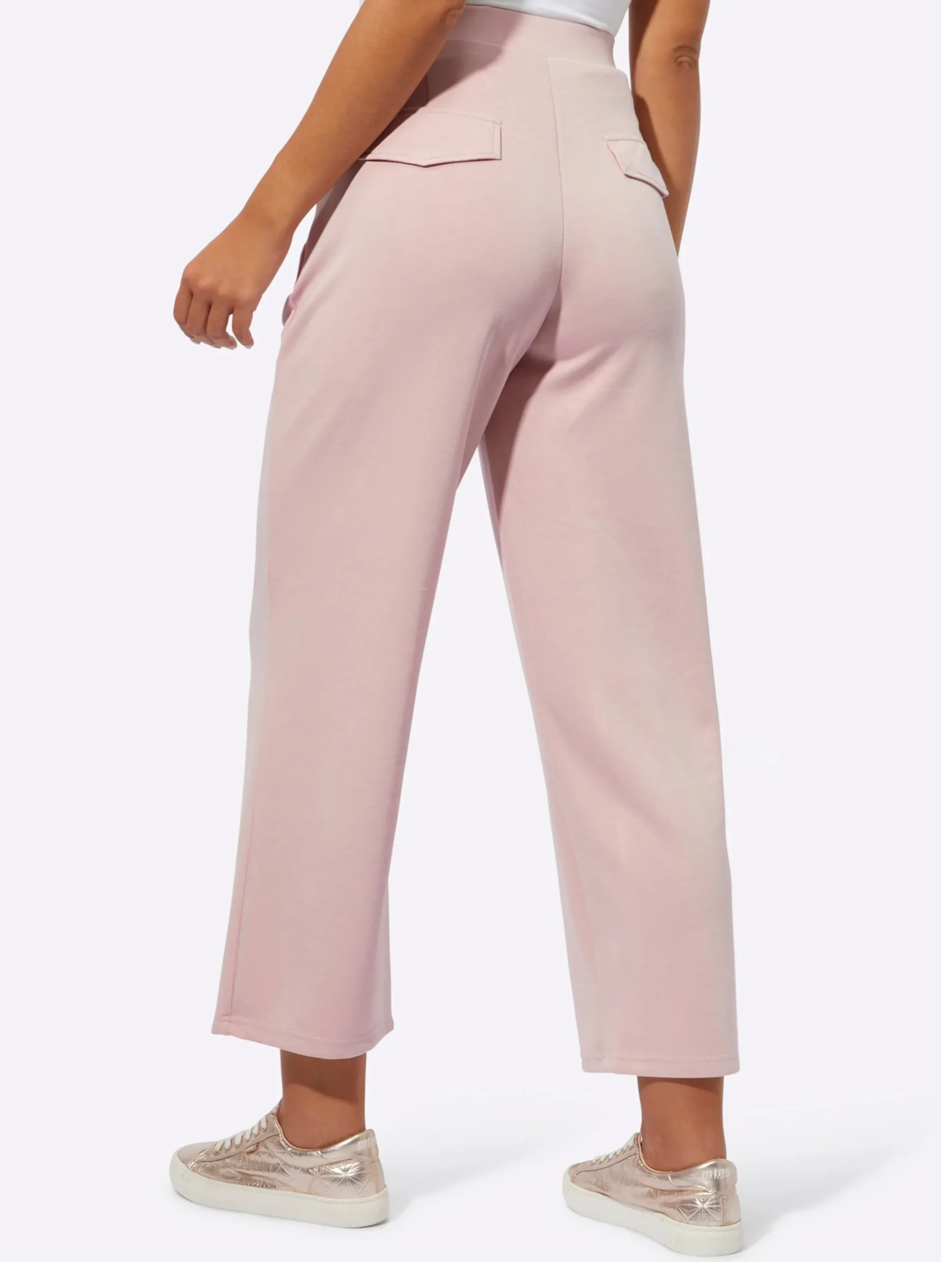 Hosen| Culotte im herrlich weichen Modal-Mix puder