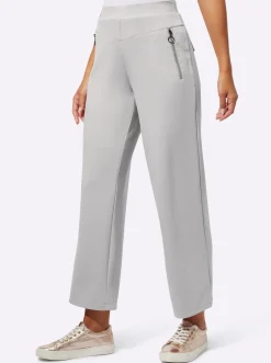 Hosen| Culotte im herrlich weichen Modal-Mix hellgrau