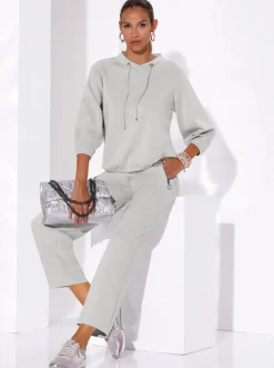 Hosen| Culotte im herrlich weichen Modal-Mix hellgrau