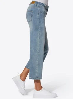 Basics|Jeans| Culotte in Denim-Qualität blue-bleached