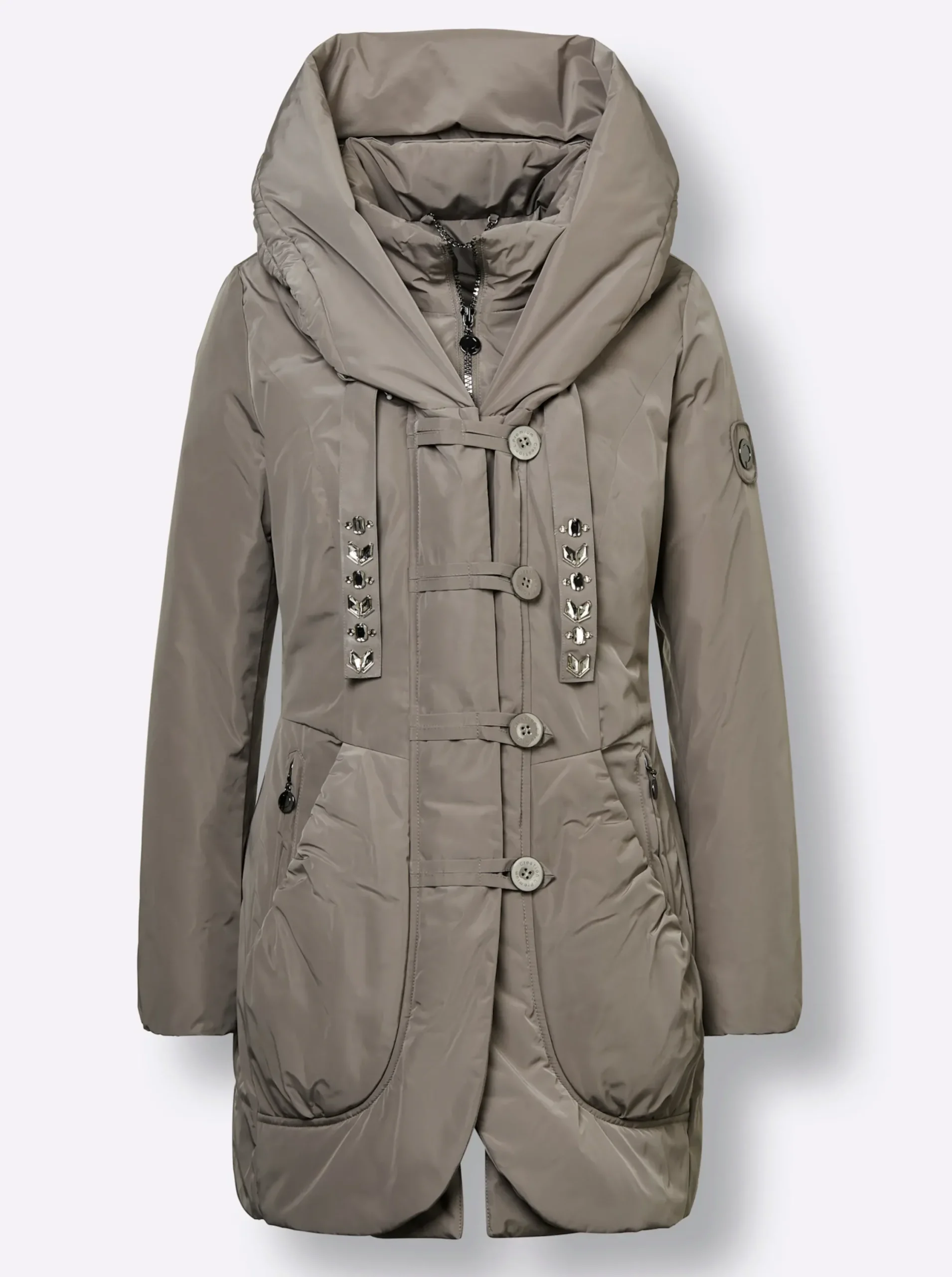 Jacken|CREATION L PREMIUM Daunenjacke taupe