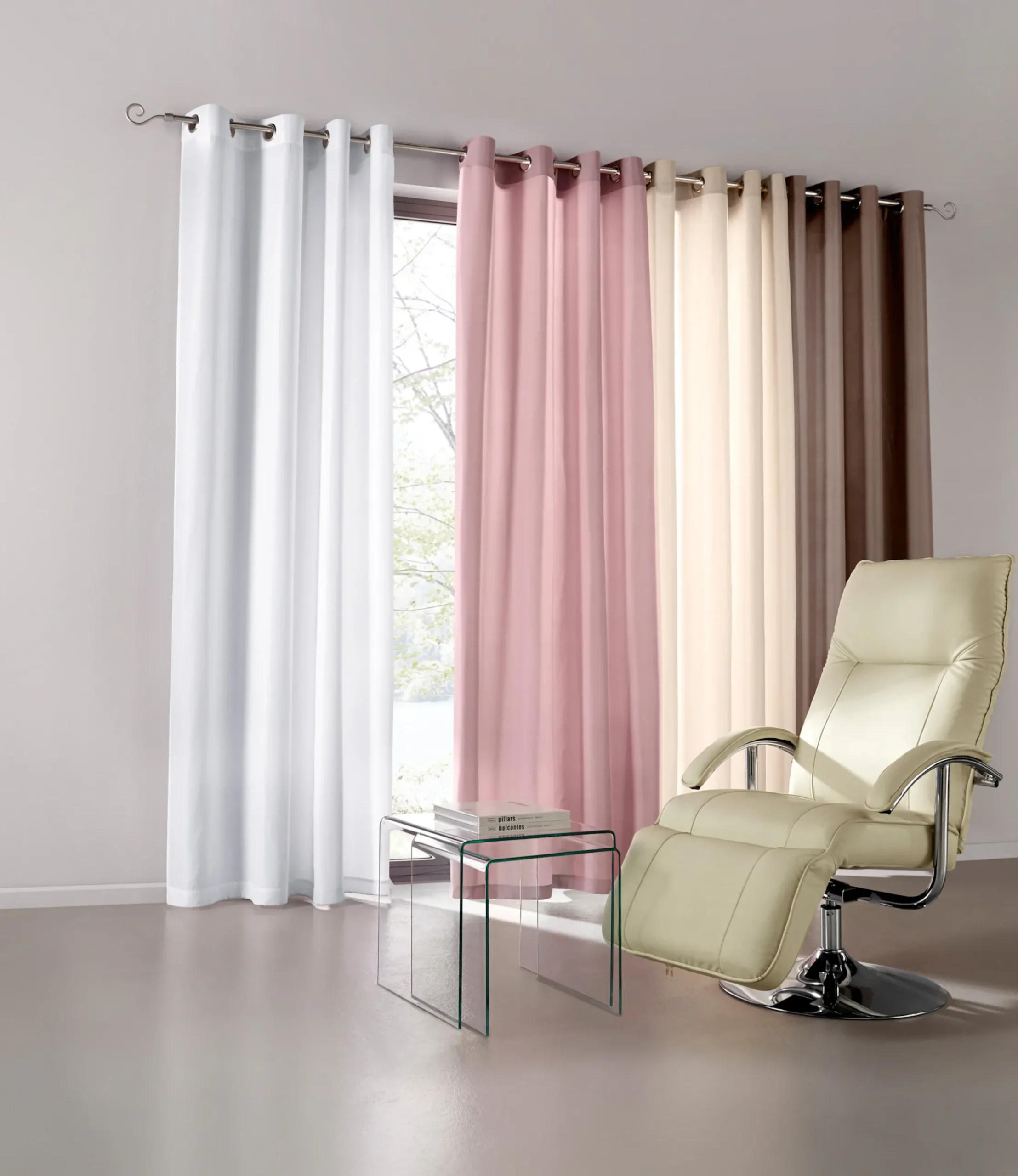 Gardinen & Rollos|heine home Dekoschal weiß