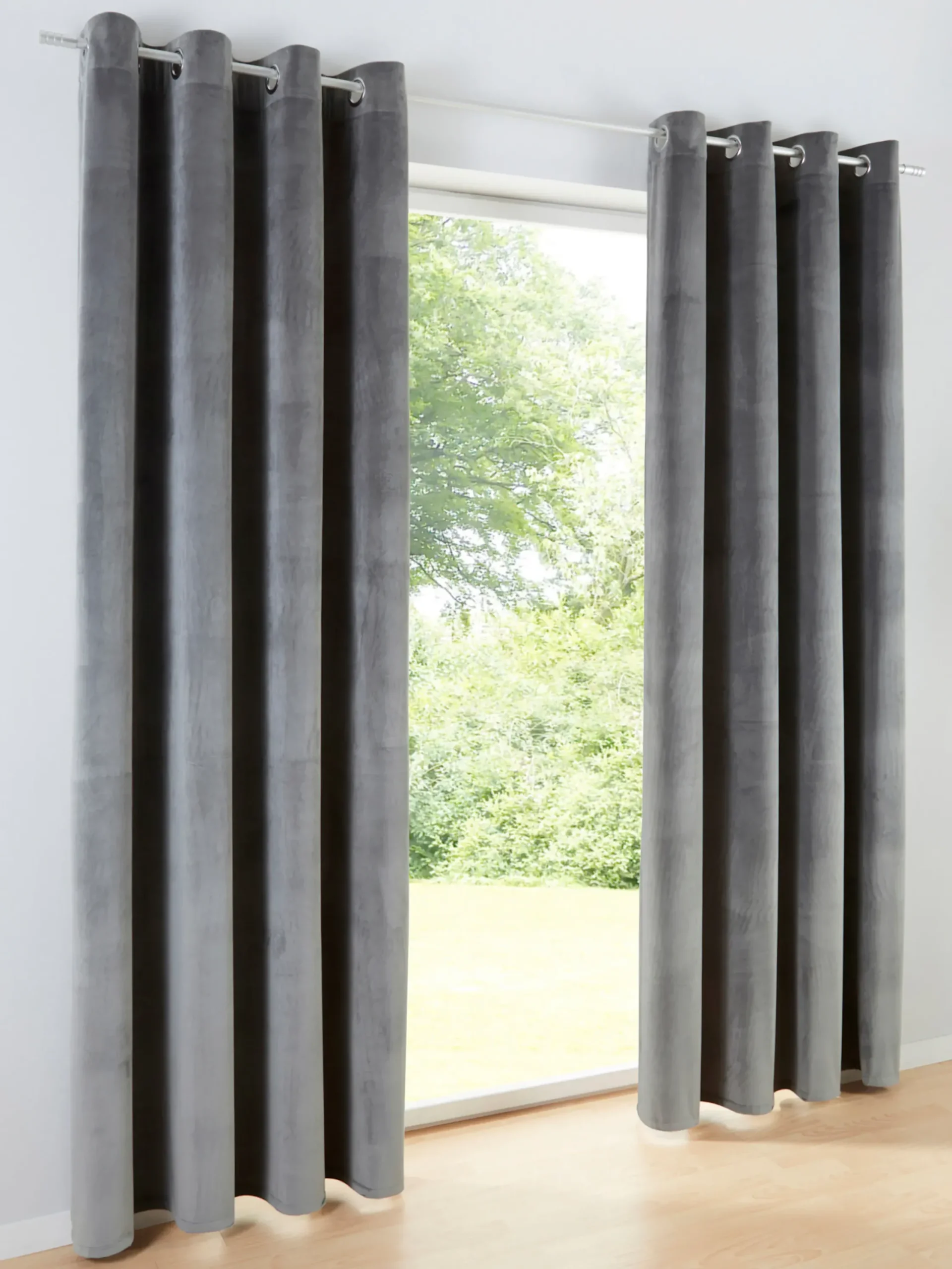 Gardinen & Rollos|heine home Dekoschal grau