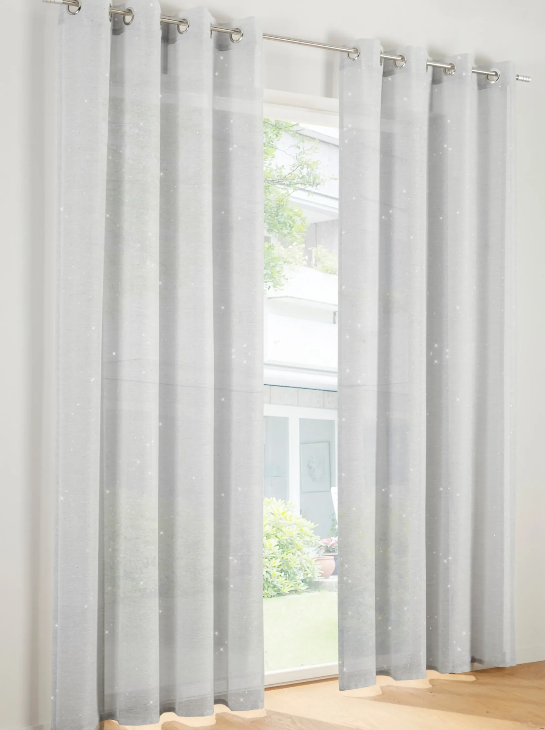 Gardinen & Rollos|heine home Dekostore grau