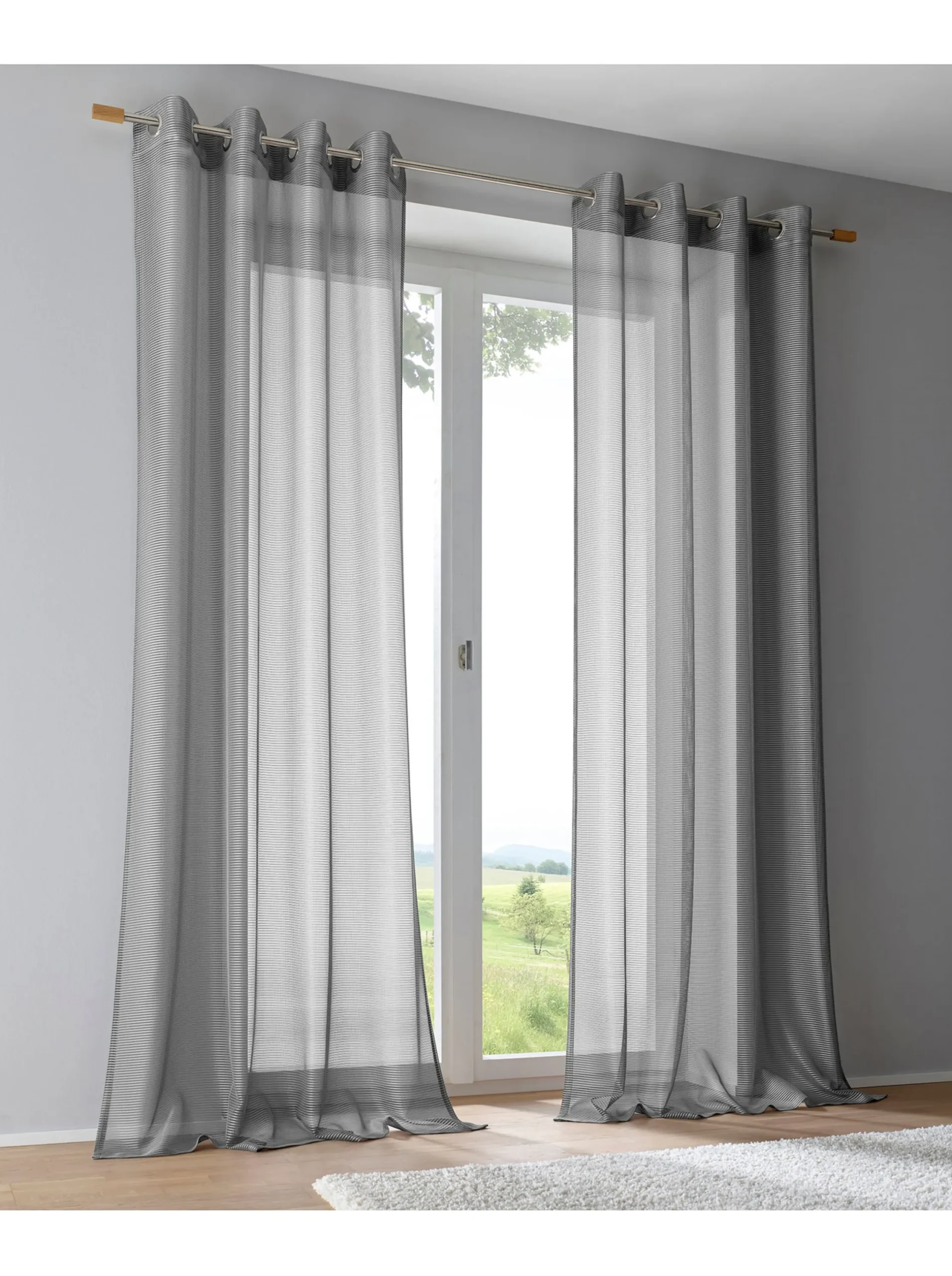 Gardinen & Rollos|heine home Dekostore grau