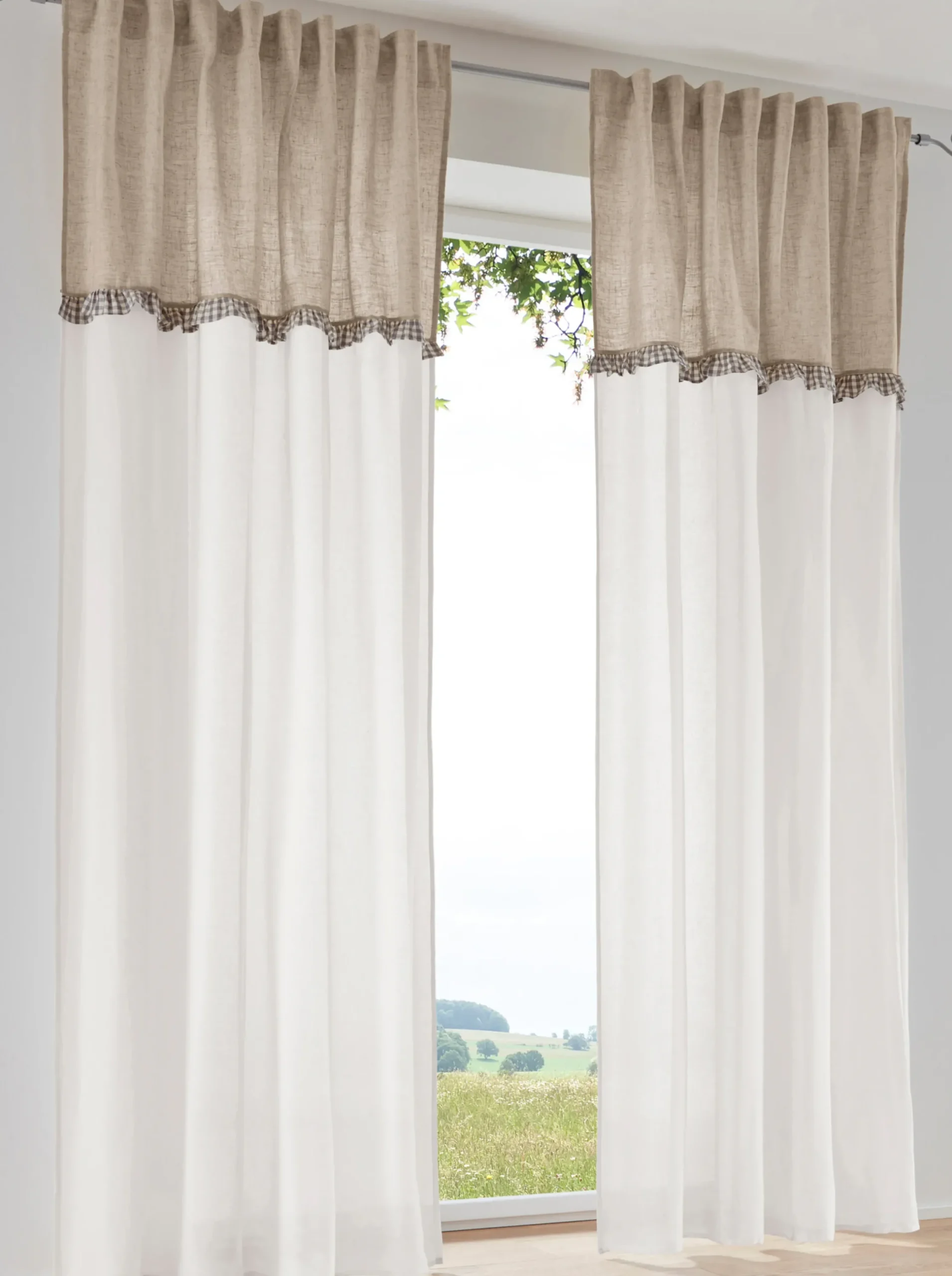 Gardinen & Rollos|heine home Dekostore weiß-natur