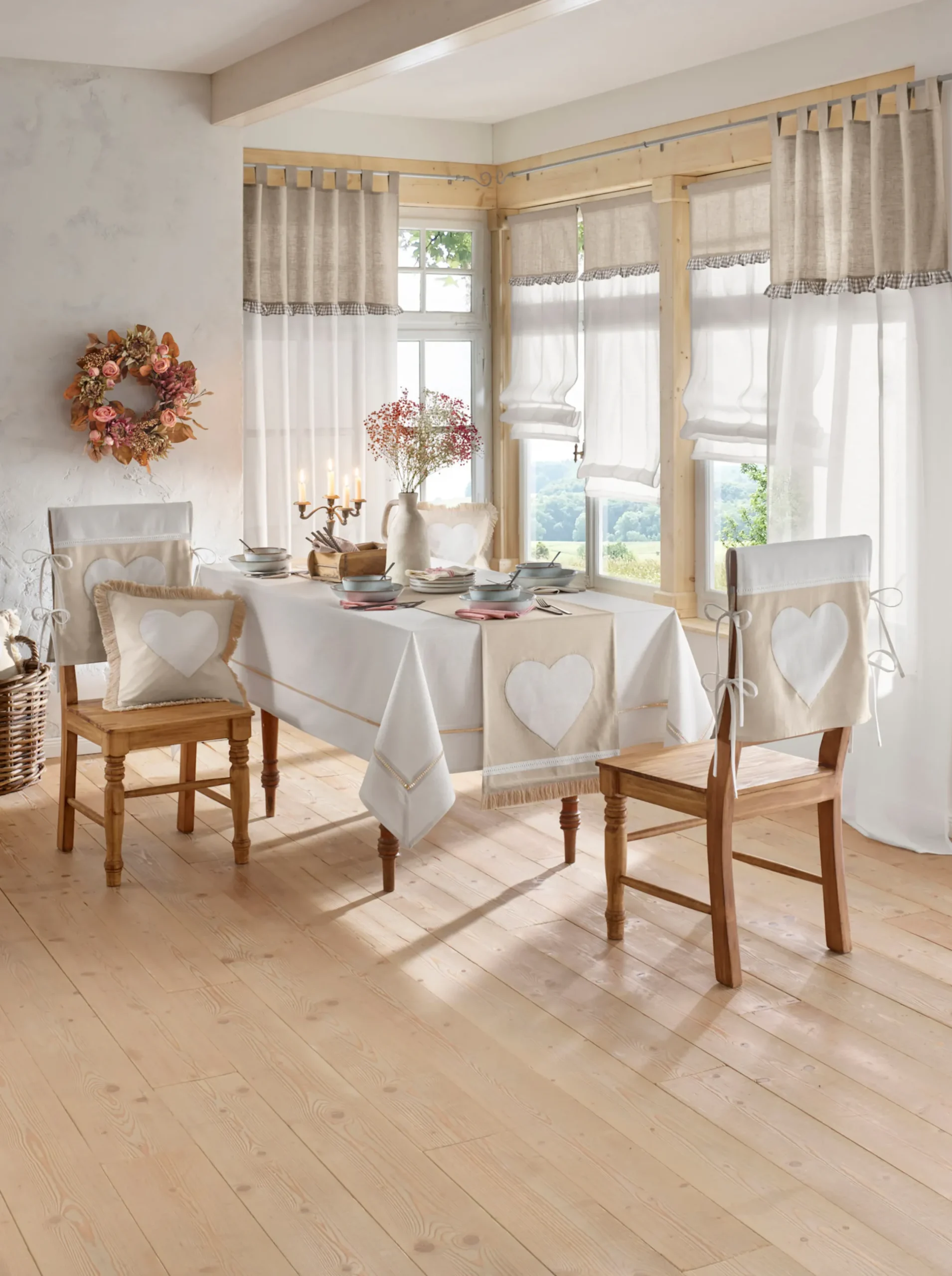Gardinen & Rollos|heine home Dekostore weiß-natur