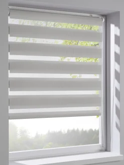 Gardinen & Rollos|heine home Doppelrollo grau