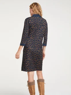 Kleider|heine Druckkleid marine
