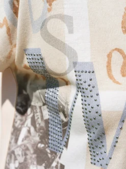 Shirts|heine Druck-Shirt ecru-bleu-bedruckt