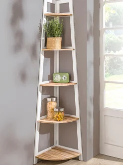 Regale|heine home Eckregal weiß-natur