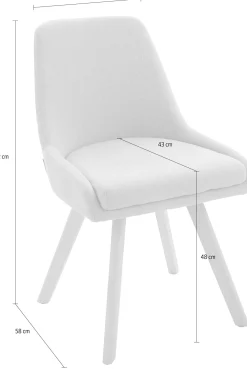 Stühle|INOSIGN Esszimmerstuhl senffarben