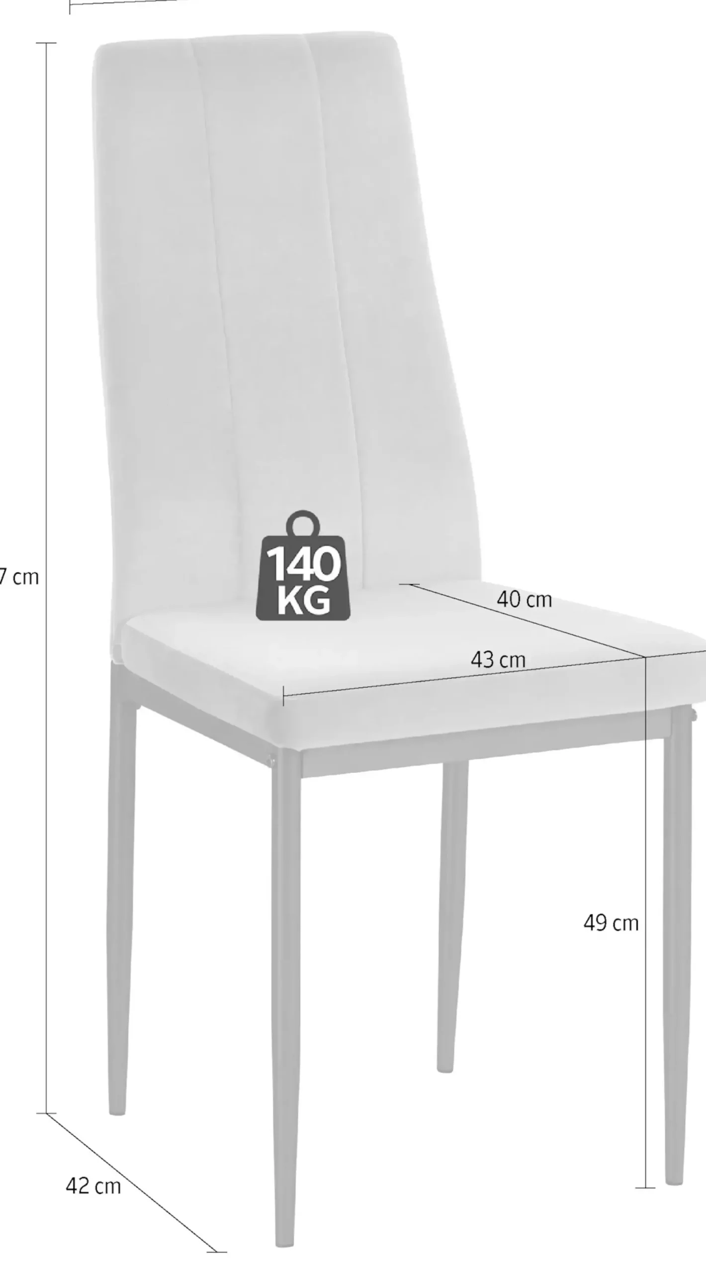 Stühle|INOSIGN Esszimmerstuhl grau