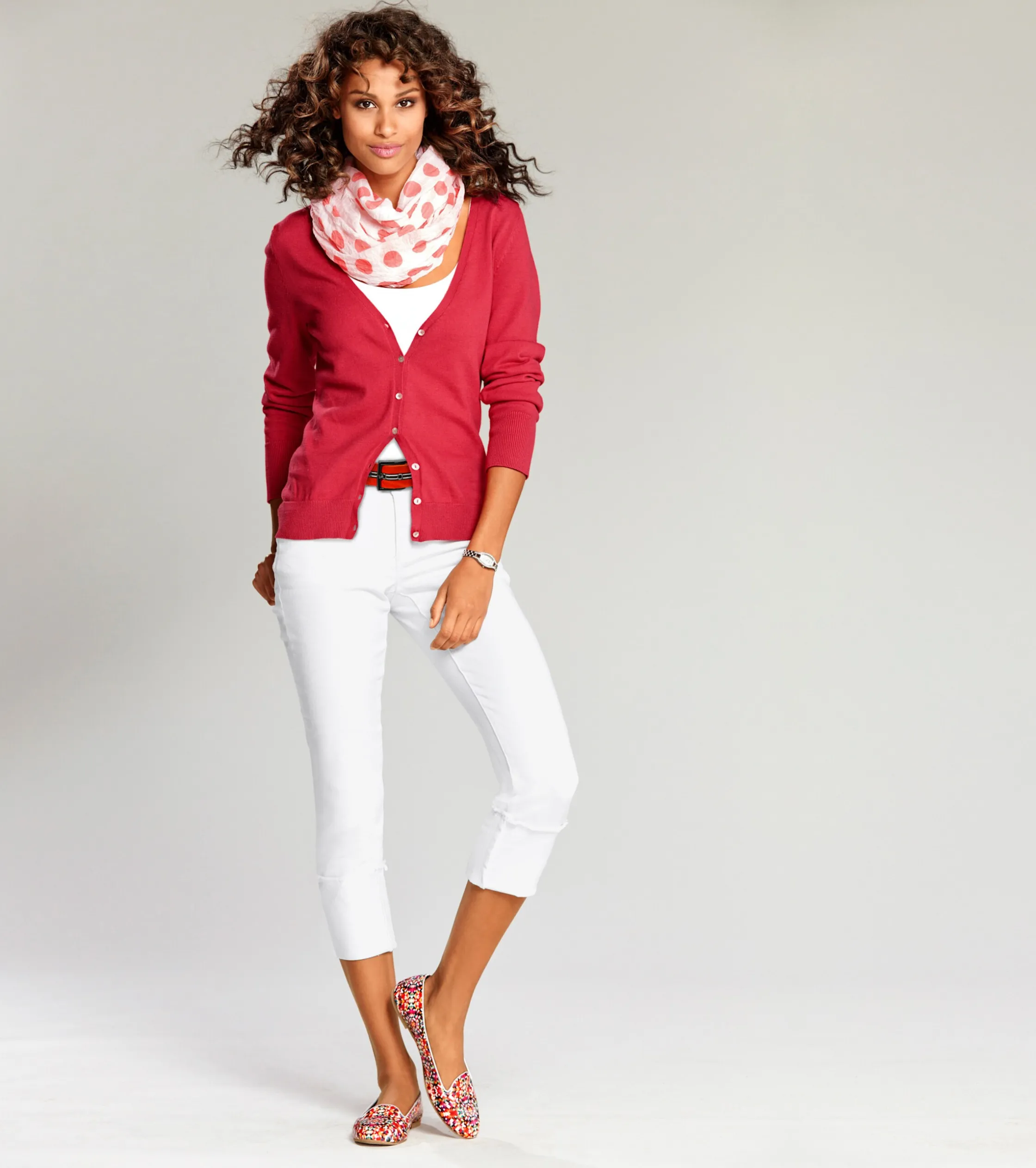 Strickjacken|heine Feinstrickjacke im Cardigan-Style koralle