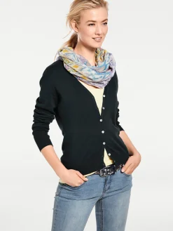 Strandmode|Strickjacken|heine Feinstrickjacke im Cardigan-Style schwarz