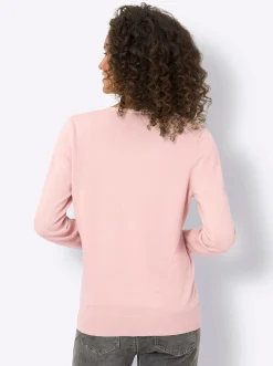 Strandmode|Strickjacken|heine Feinstrickjacke im Cardigan-Style hellrosé
