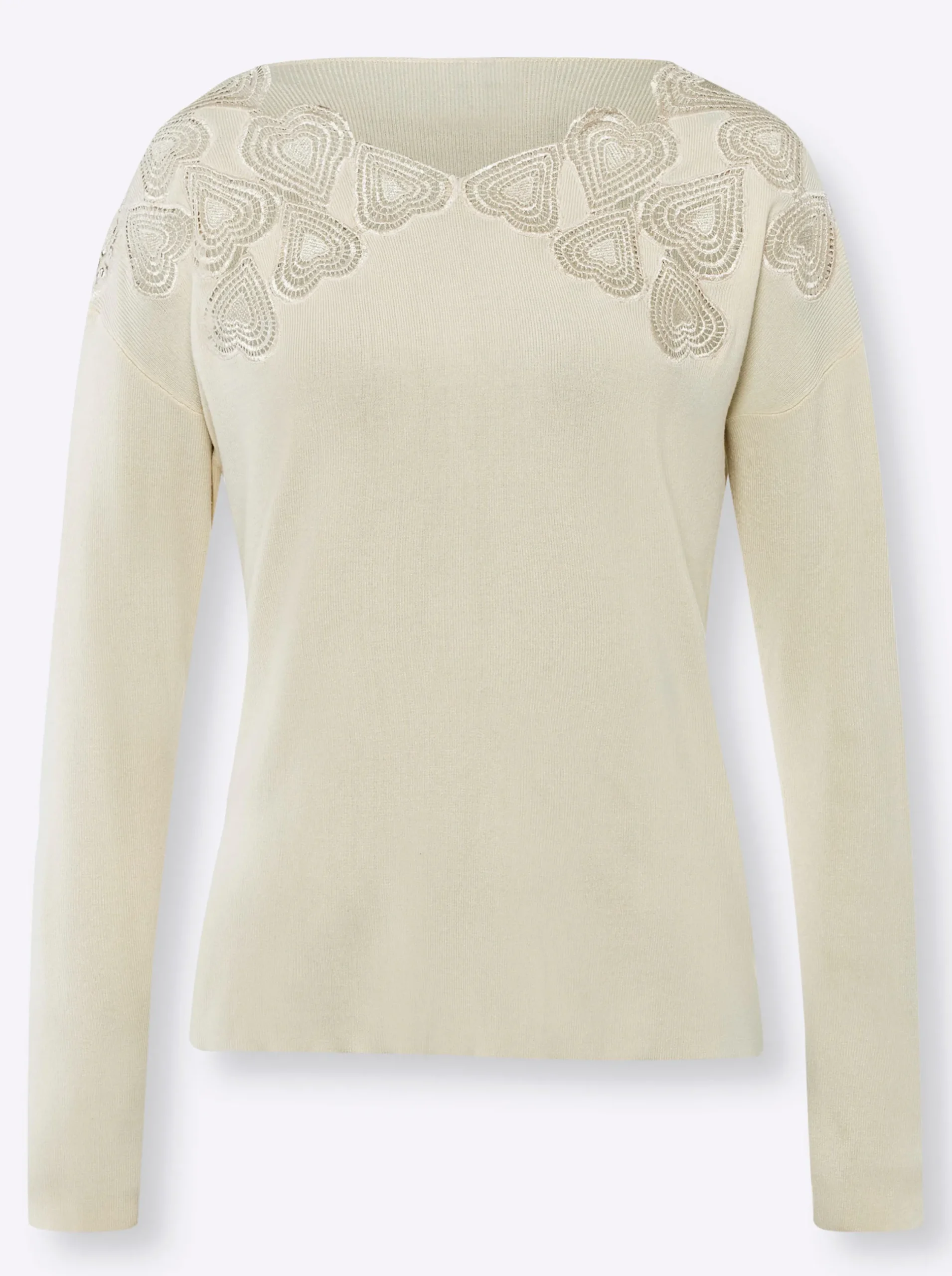 Pullover|heine Feinstrickpullover champagner