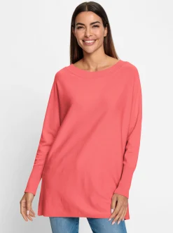 Pullover|heine Feinstrickpullover koralle