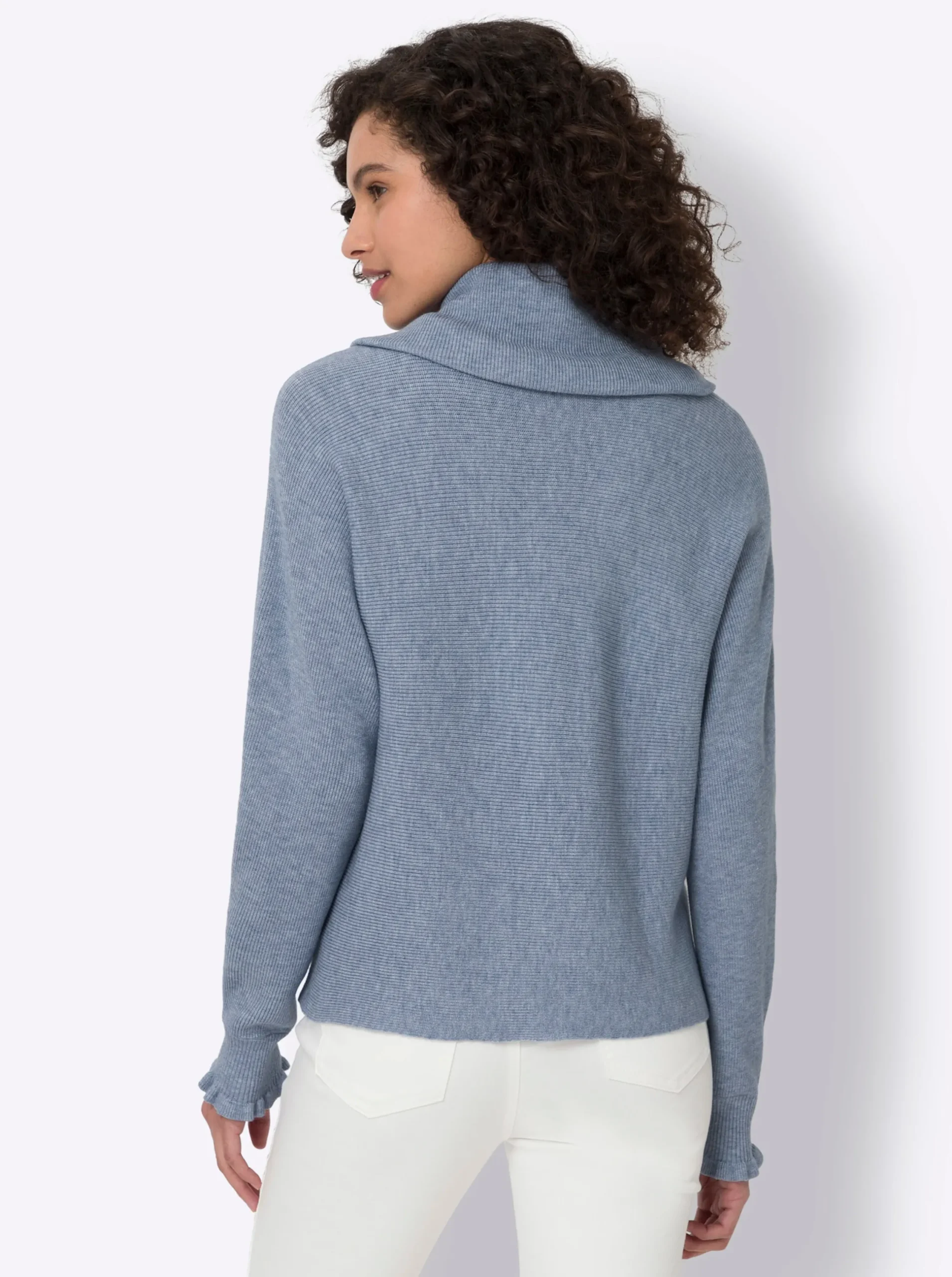 Pullover|heine Feinstrickpullover bleu-meliert