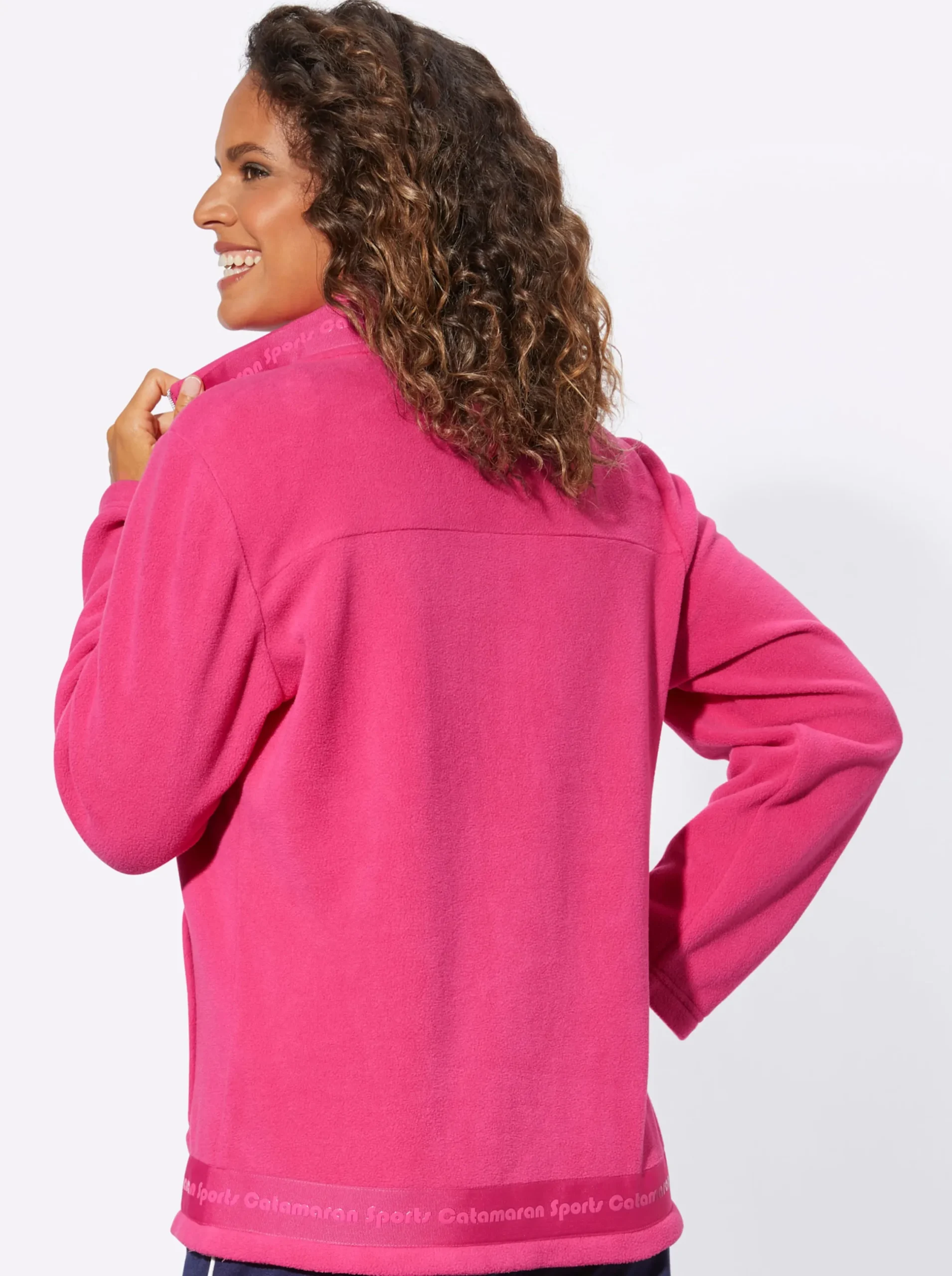 Jacken|Catamaran Sports Fleece-Jacke fuchsia