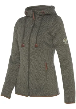 Jacken|LASCANA ACTIVE Fleecejacke olive