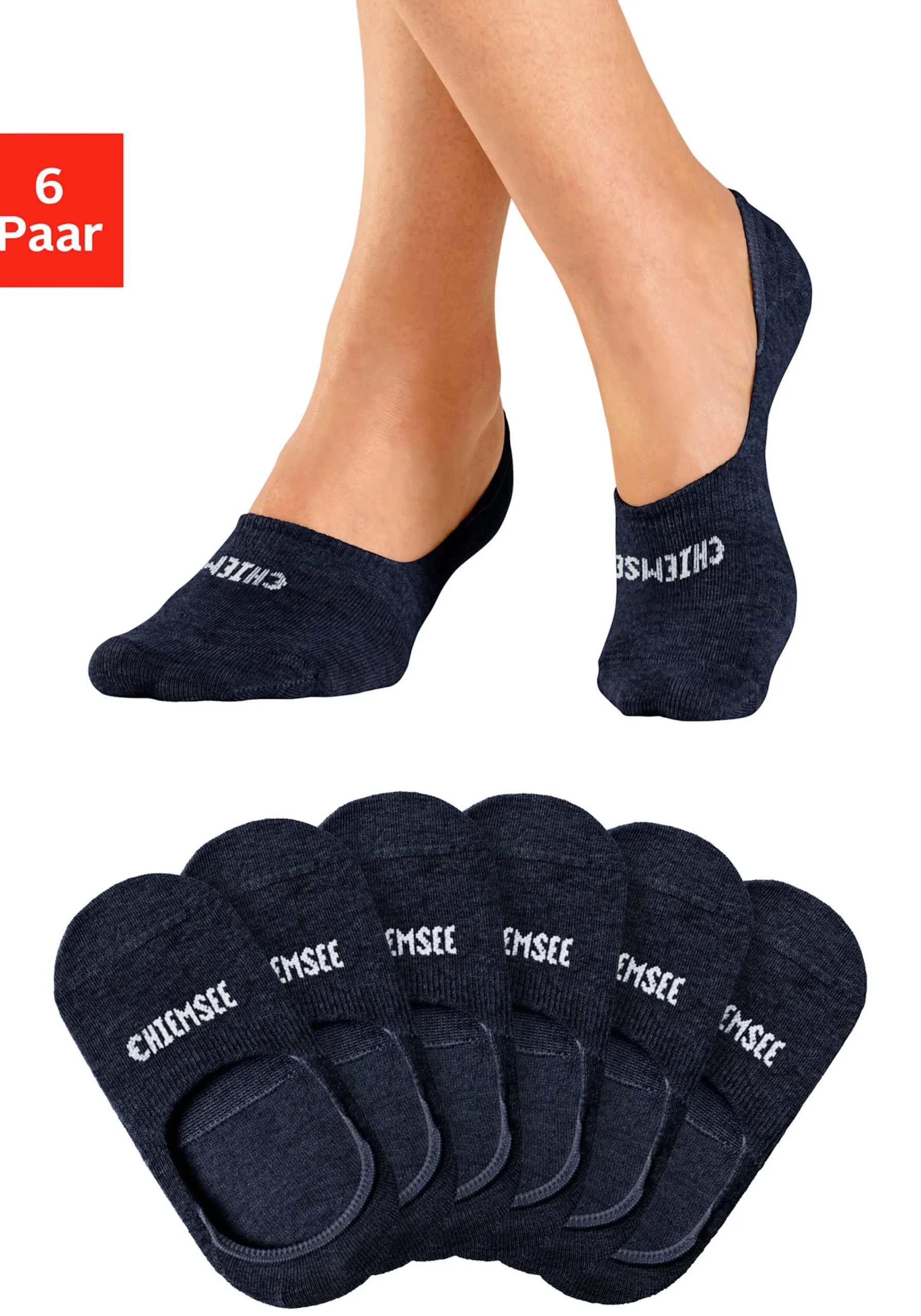 Strümpfe & Socken|Chiemsee Füßlinge blau