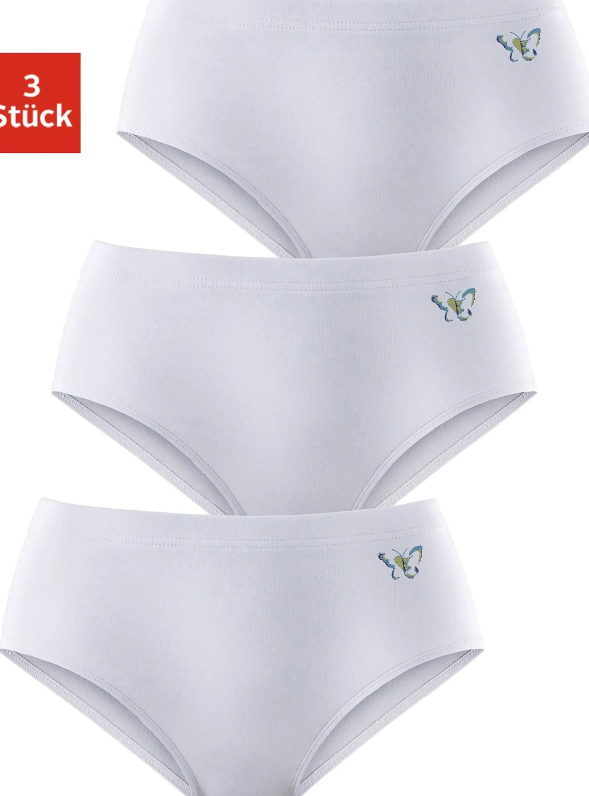 Unterhosen|petite fleur Formslip weiß