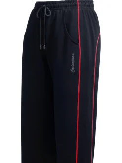 Hosen|Catamaran Sports Freizeithose in 3/4-Länge schwarz-rot