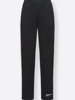 Hosen|Catamaran Sports Freizeithose mit innenliegendem Zugband schwarz-rosé