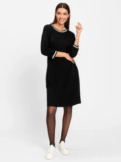 Kleider|heine Freizeitkleid im Athleisure-Look schwarz