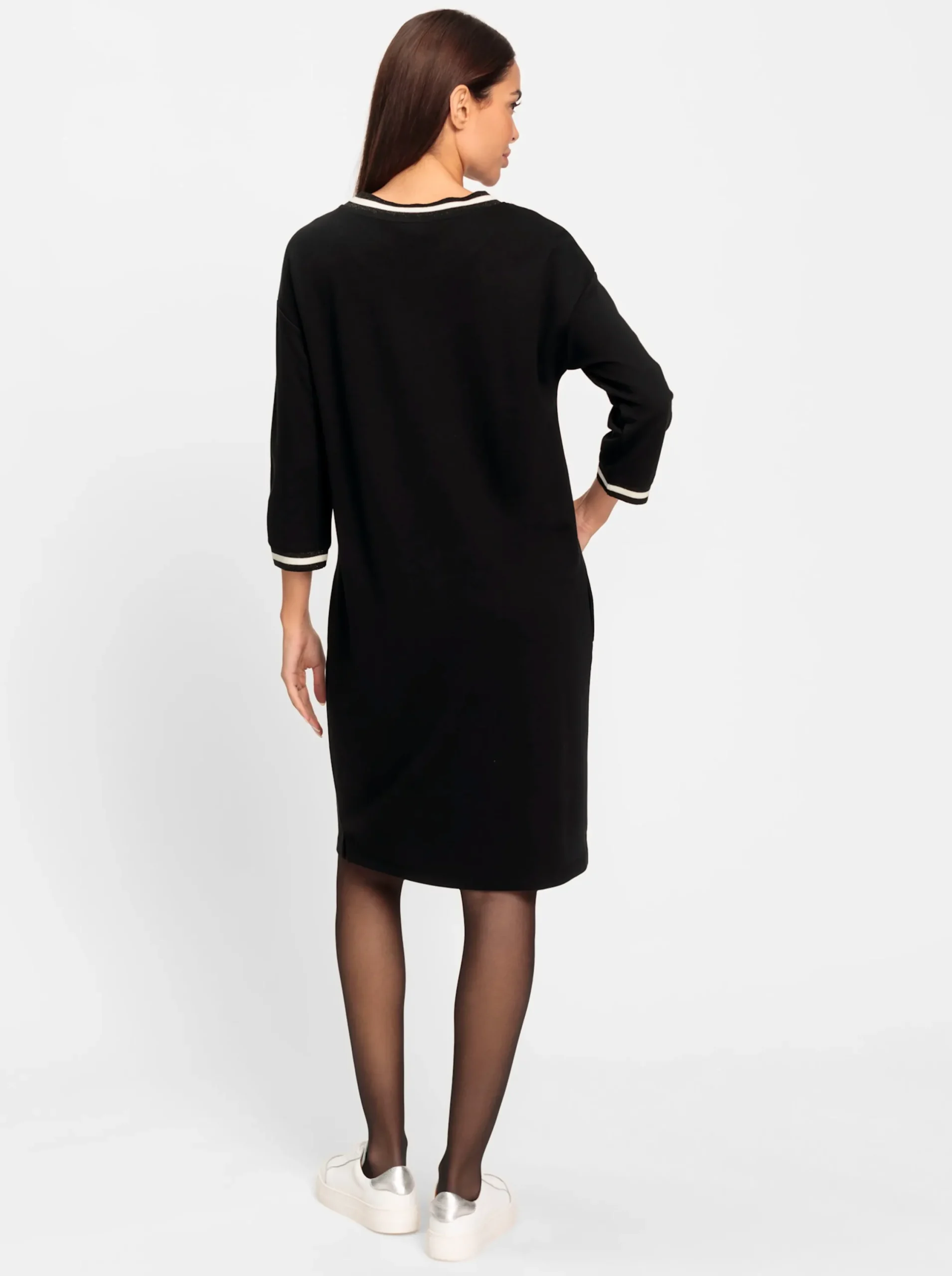 Kleider|heine Freizeitkleid im Athleisure-Look schwarz