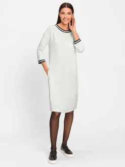 Kleider|heine Freizeitkleid im Athleisure-Look ecru