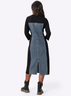 Kleider|heine Freizeitkleid mit Taschen schwarz