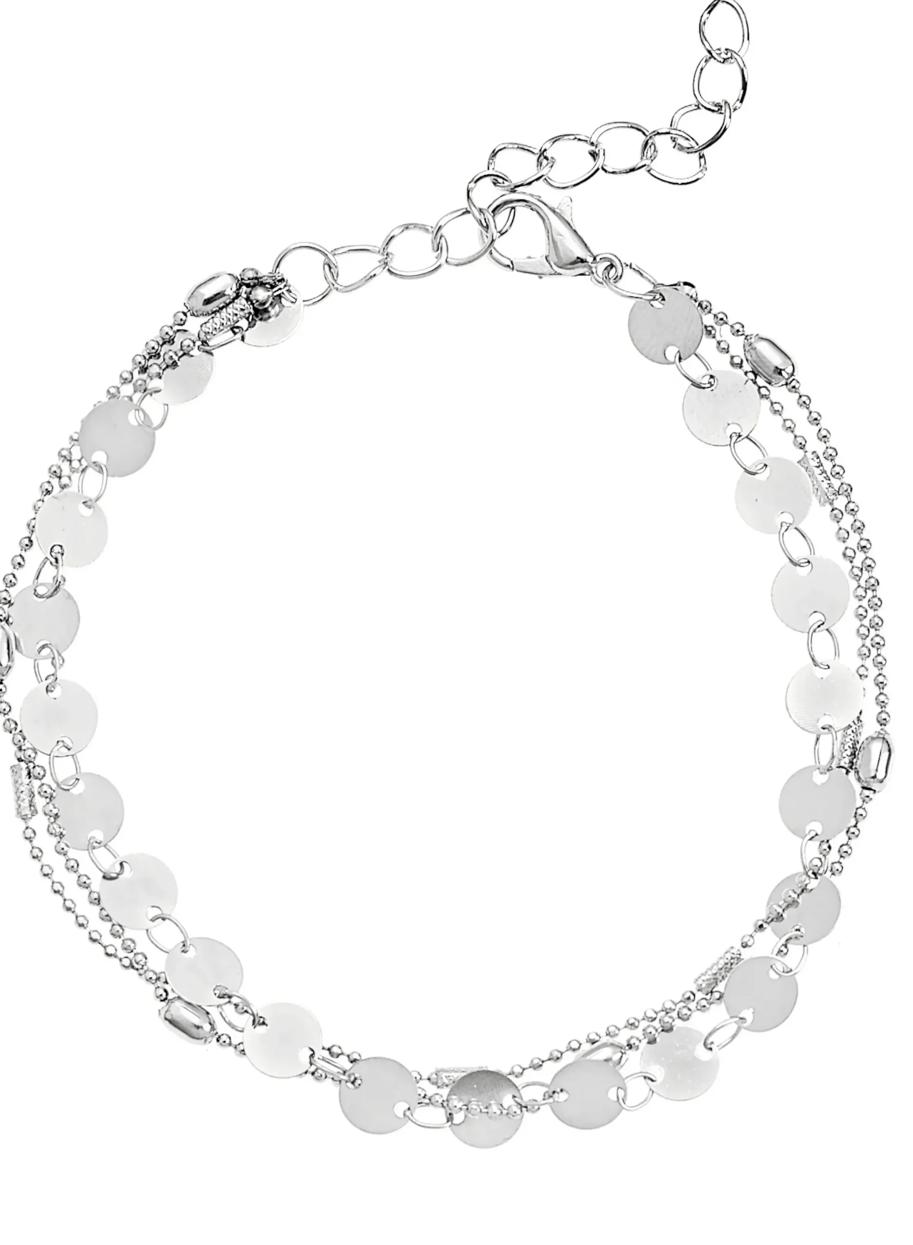 Schmuck|LASCANA Fußkette silberfarben