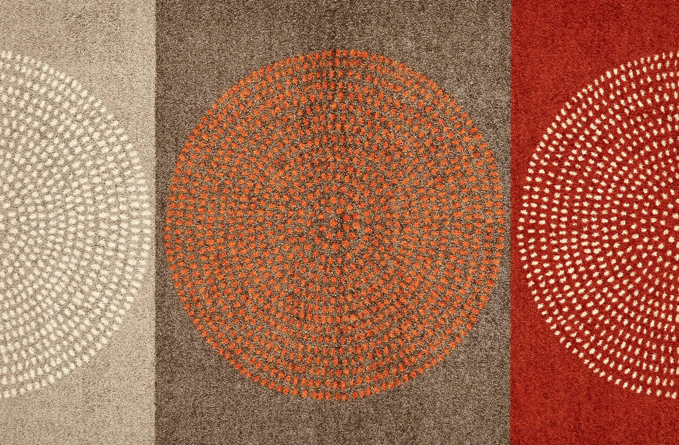 Fußmatten|Salonloewe Fußmatte rot-braun
