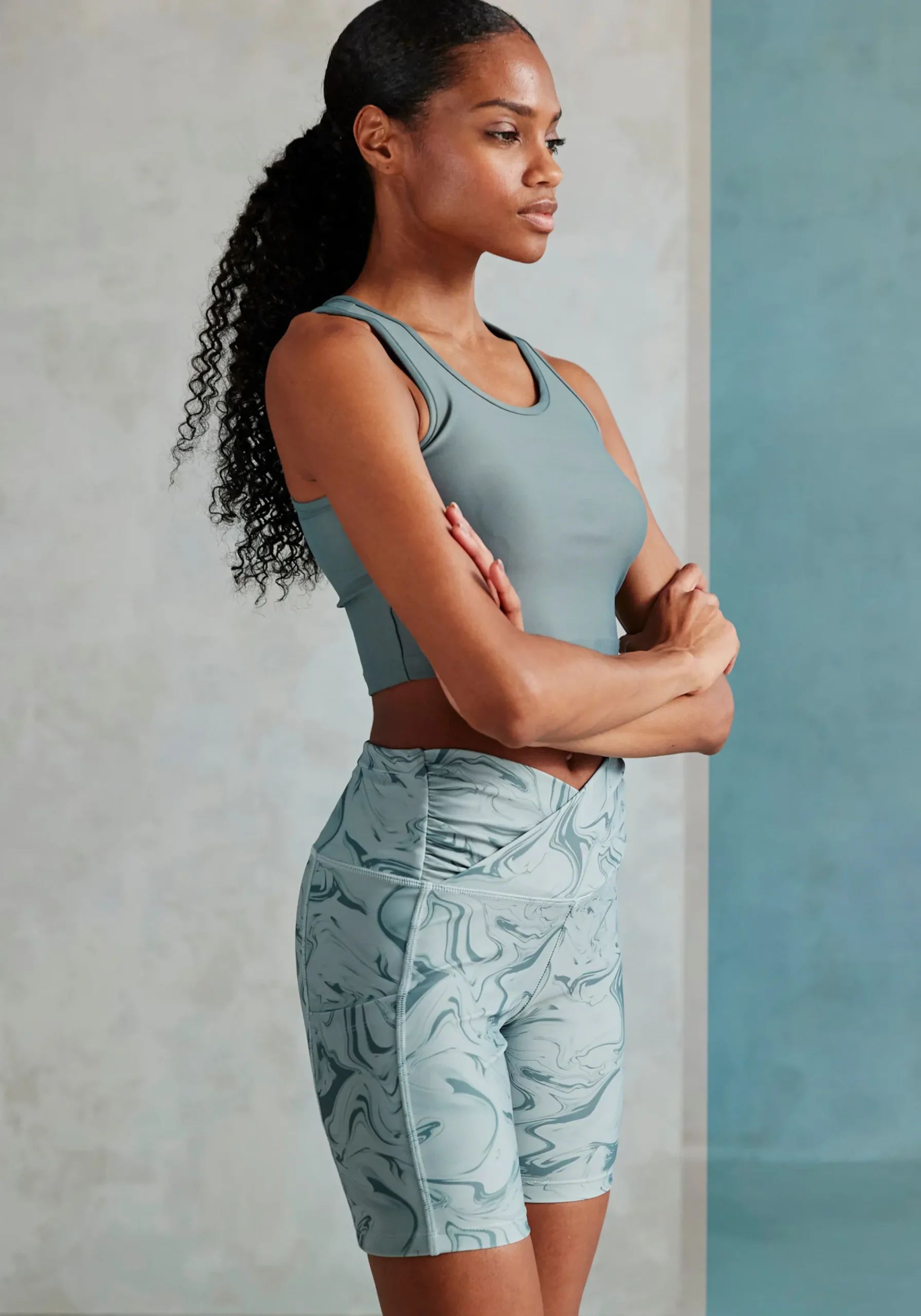 Hosen|LASCANA ACTIVE Funktionshose grün