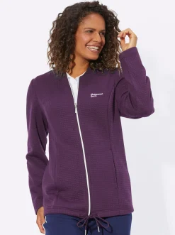 Jacken|Catamaran Sports Funktionsjacke in Waffelstruktur traube