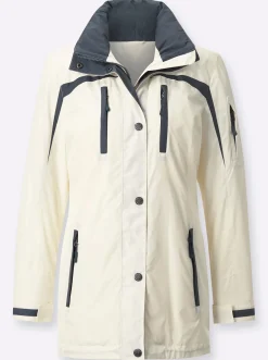 Jacken| Funktionsjacke wind- und wasserabweisend weiß