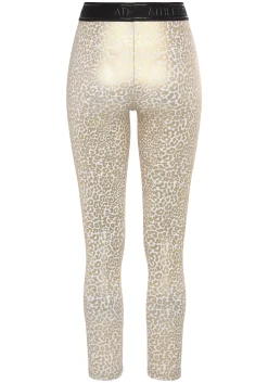 Hosen|LASCANA ACTIVE Funktionsleggings weiß,gold