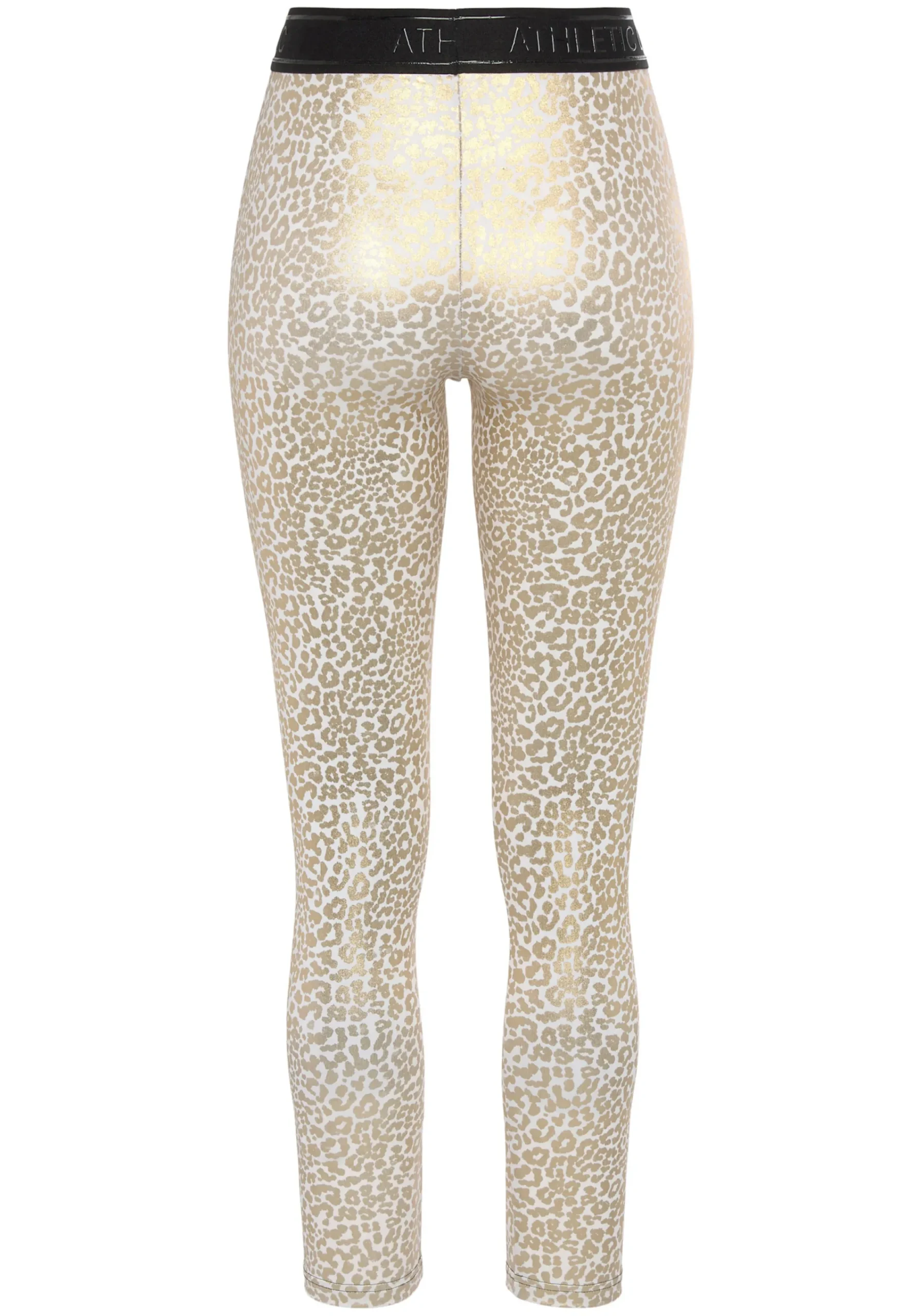 Hosen|LASCANA ACTIVE Funktionsleggings weiß,gold