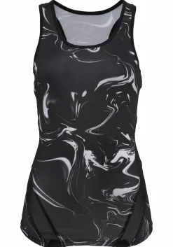 Shirts|LASCANA ACTIVE Funktionsshirt schwarz-marmoriert