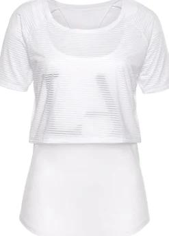 Homewear|Homewear|LASCANA ACTIVE Funktionsshirt weiß