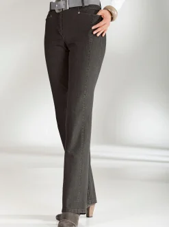Jeans|Cosma Gerade Jeans mit Bauch-weg-Effekt mokka