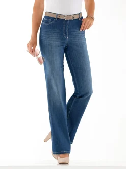 Jeans|Cosma Gerade Jeans mit Stickerei blue-stone-washed