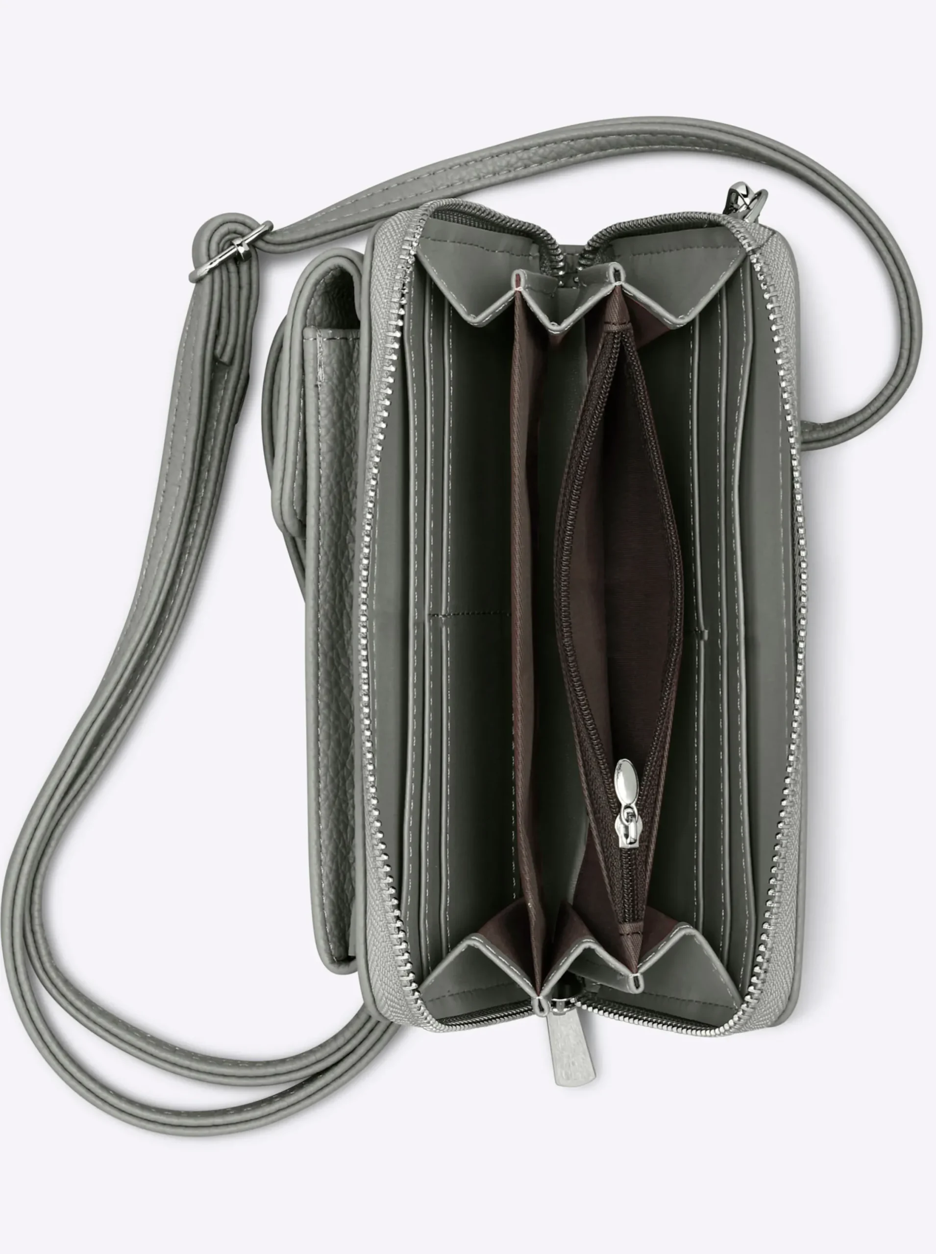 Taschen|heine Handy-Tasche hellgrau