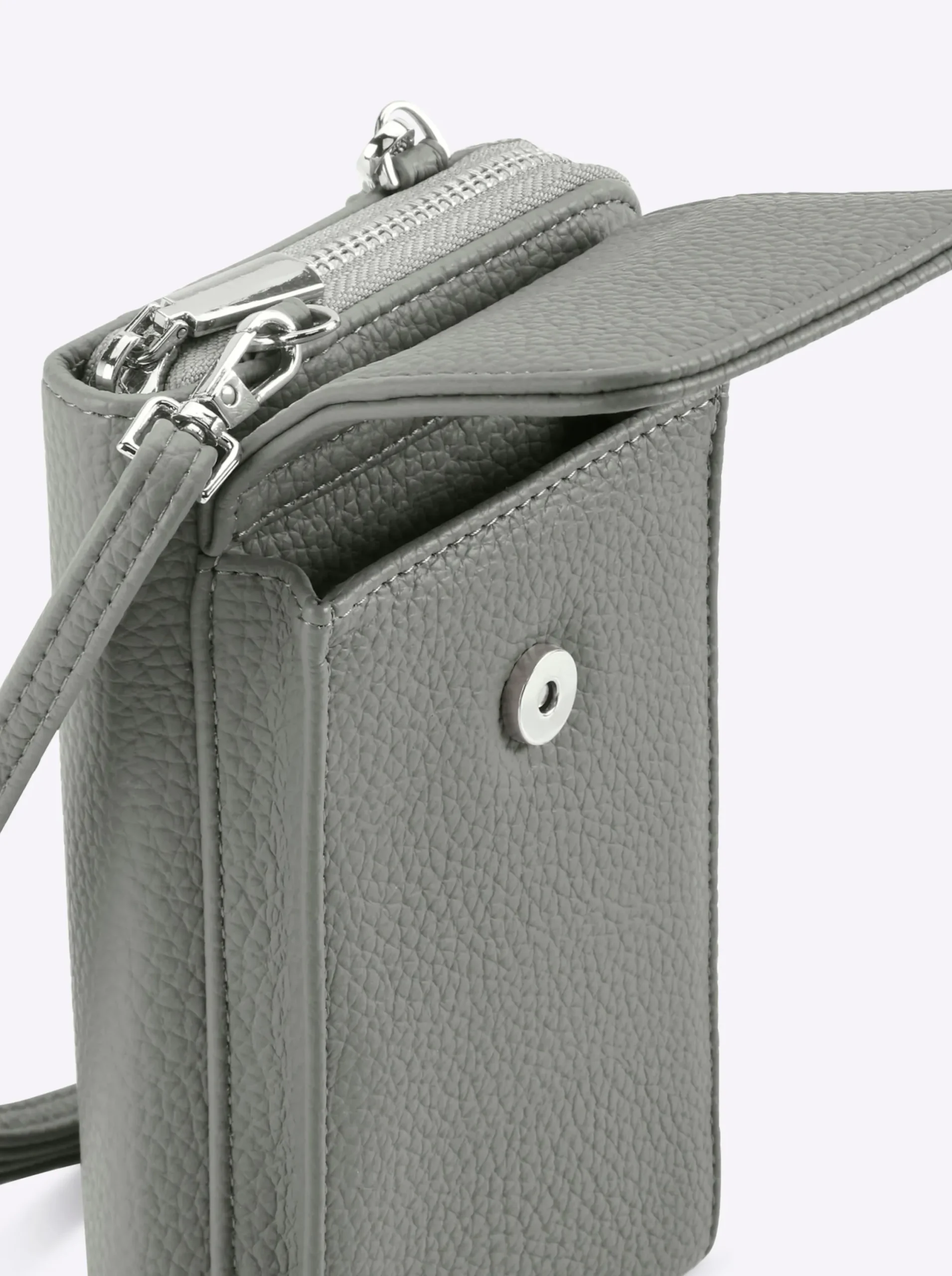 Taschen|heine Handy-Tasche hellgrau